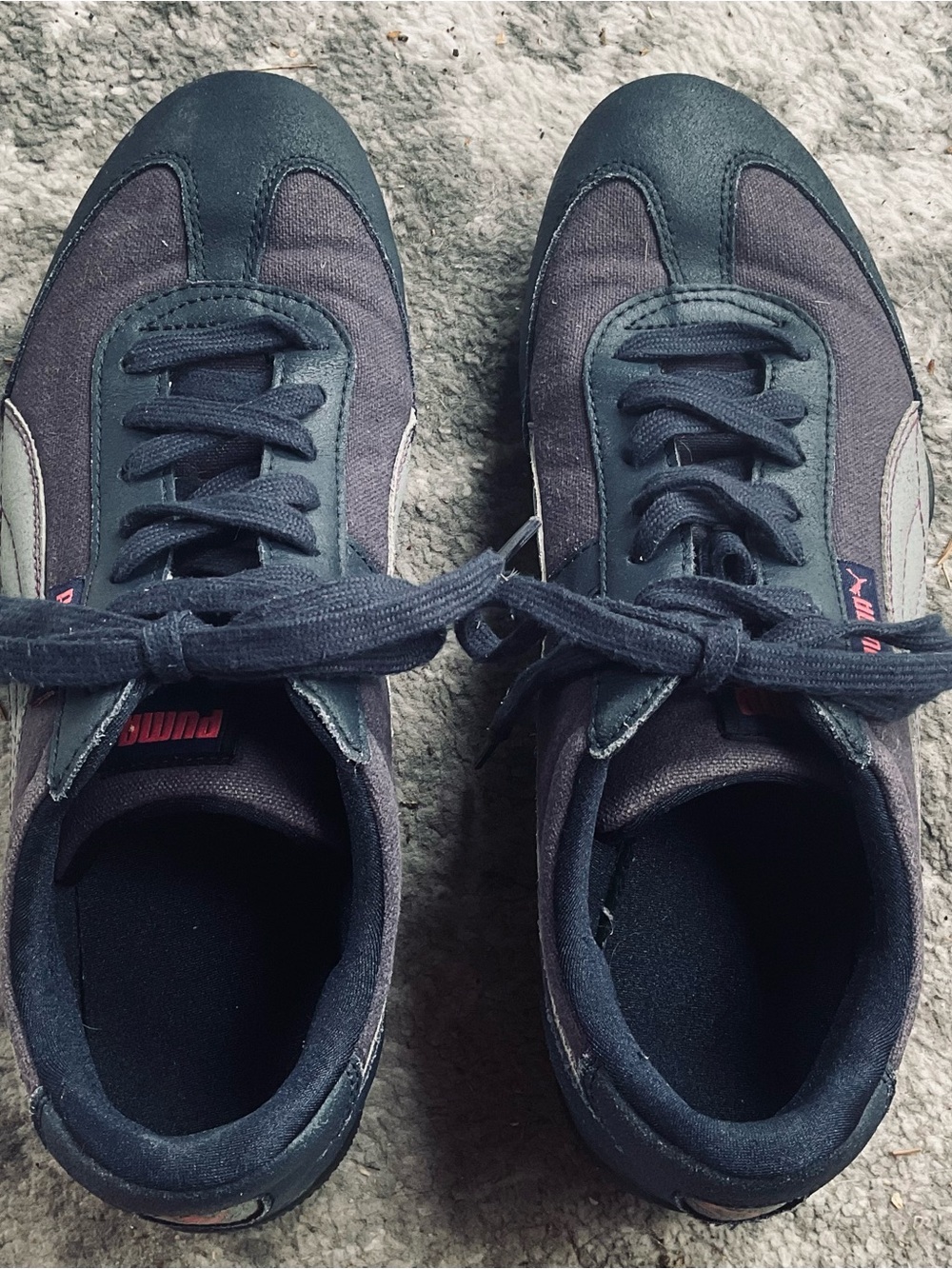 Puma Navy and Black Women's Athletic Sneakers